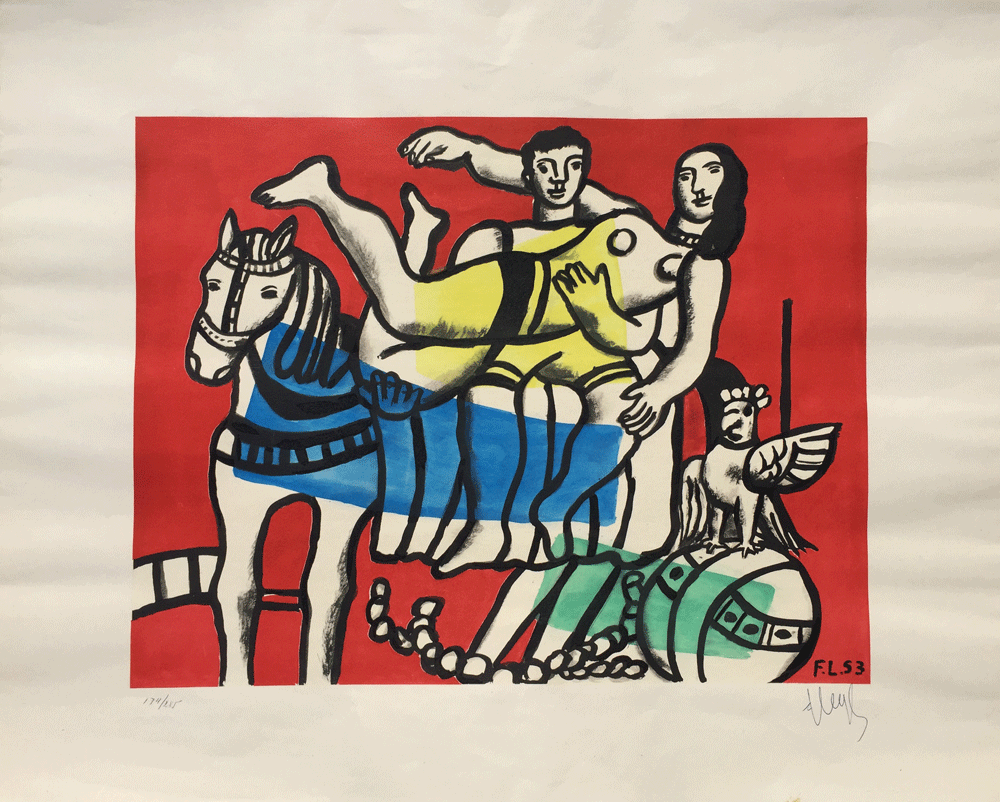 Le Cirque – The Circus, c.1950 by Fernand Leger