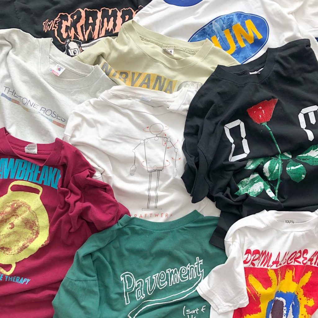 Vintage T-shirt collection courtesy of Teejerker