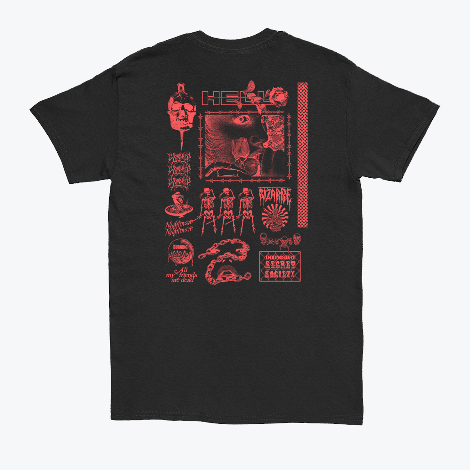 Jimbo Bones' 'All My Friends Are Dead' T-shirt