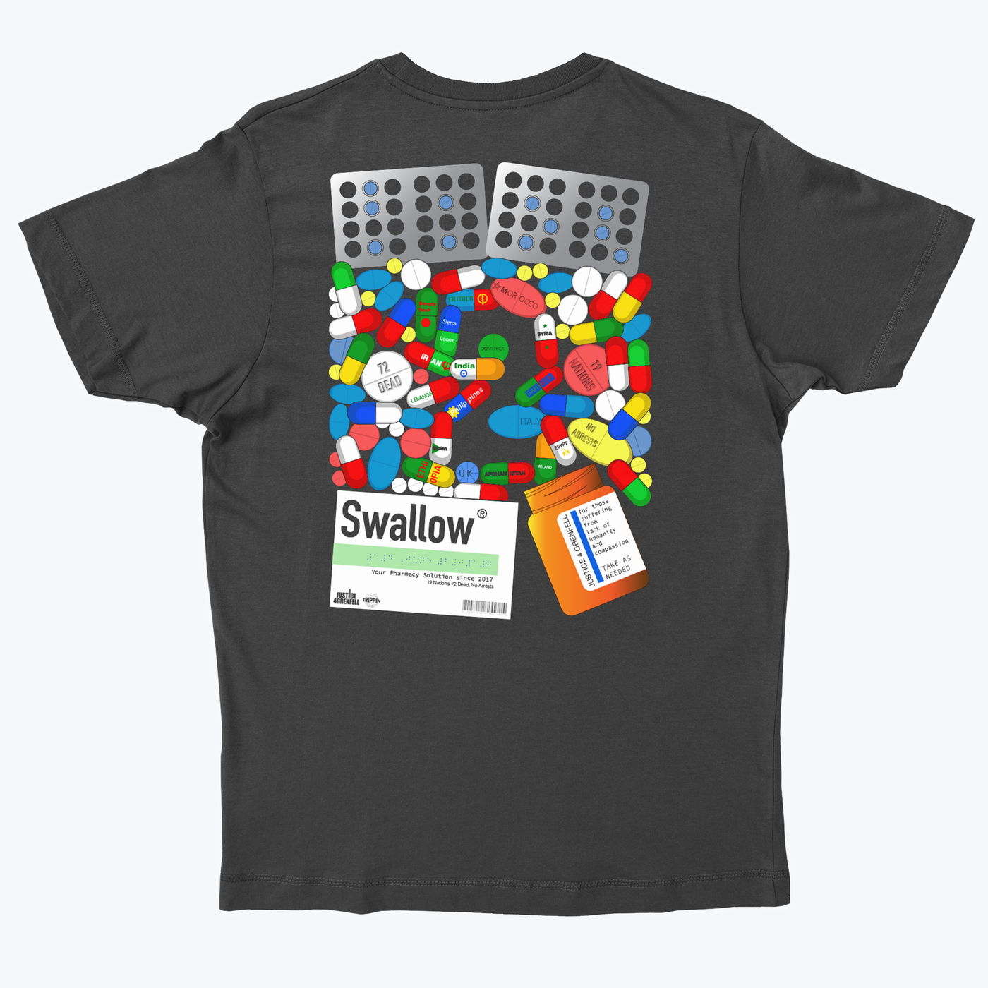 Trippin 50/50 2019 T-shirt design